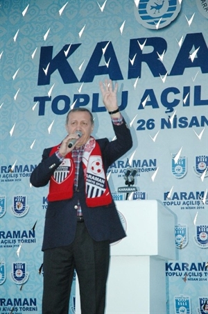 Başbakan Erdoğan Karaman da