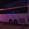 Basketbolcuları taşıyan otobüs bariyere çarptı –