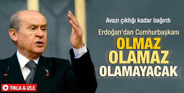 Devlet Bahçeli’den Başbakan Erdoğan’a sert çıkış İZLE