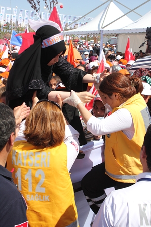 Erdoğan, Kayseri de Toplu Açılış Törenine Katıldı