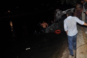 Karaman da Otomobil Sulama Kanalına Düştü: 1 Ölü