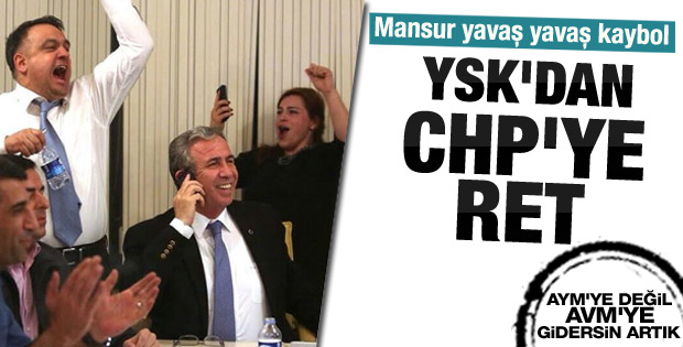 YSK’dan CHP’nin Ankara itirazına ret