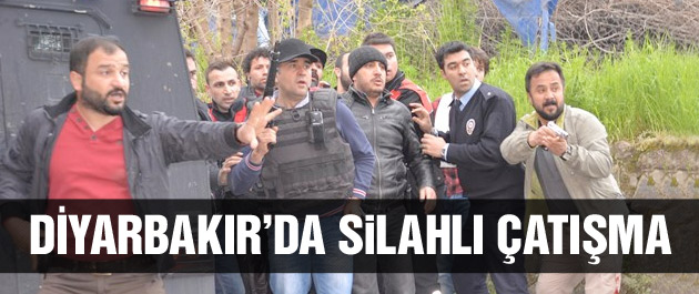 Diyarbakır’da silahlı çatışma 2’si polis…